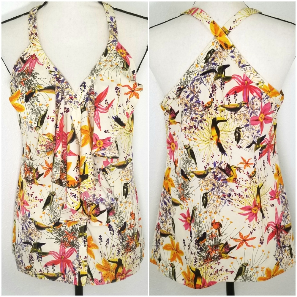 BANANA REPUBLIC Criss-Cross Strappy Top, size 6